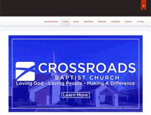 Tablet Screenshot of crossroadsbcfamily.org